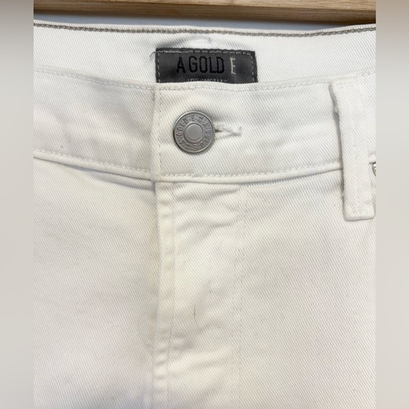 Agolde White Jean Shorts - Picture 7 of 11